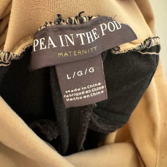 Pea in the pod maternity grey over the belly dress pants size large - Picture 8 of 8